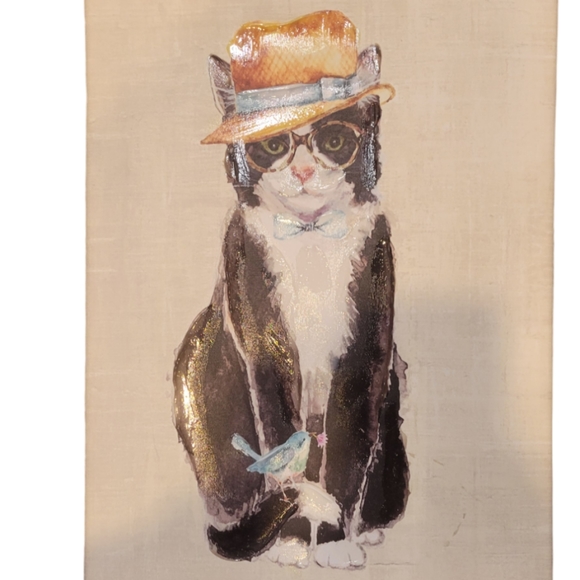 Kathryn White cat painting - Picture 1 of 5